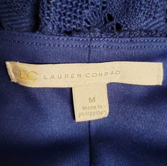 NWOT! LC Lauren Conrad Lace Overlay Dress - Picture 7 of 9